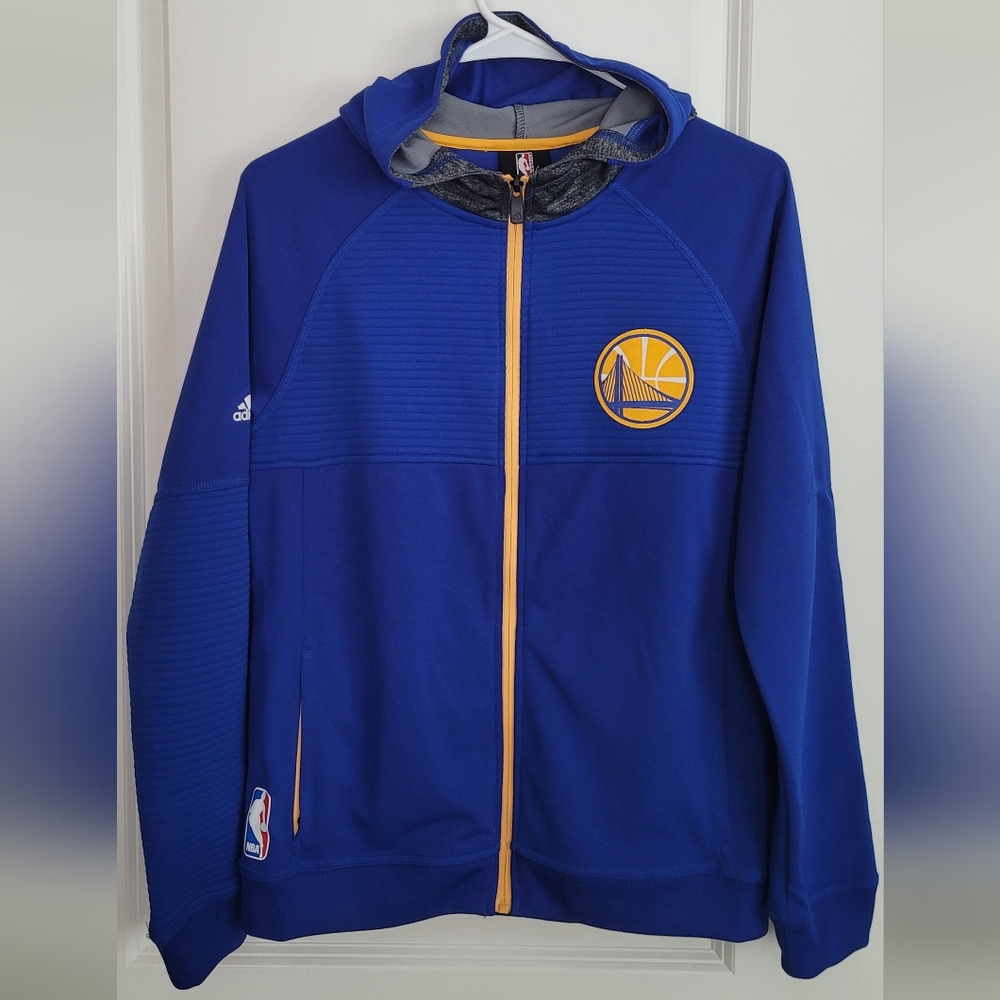 Adidas Blue Warriors Full-Zip Hoodie